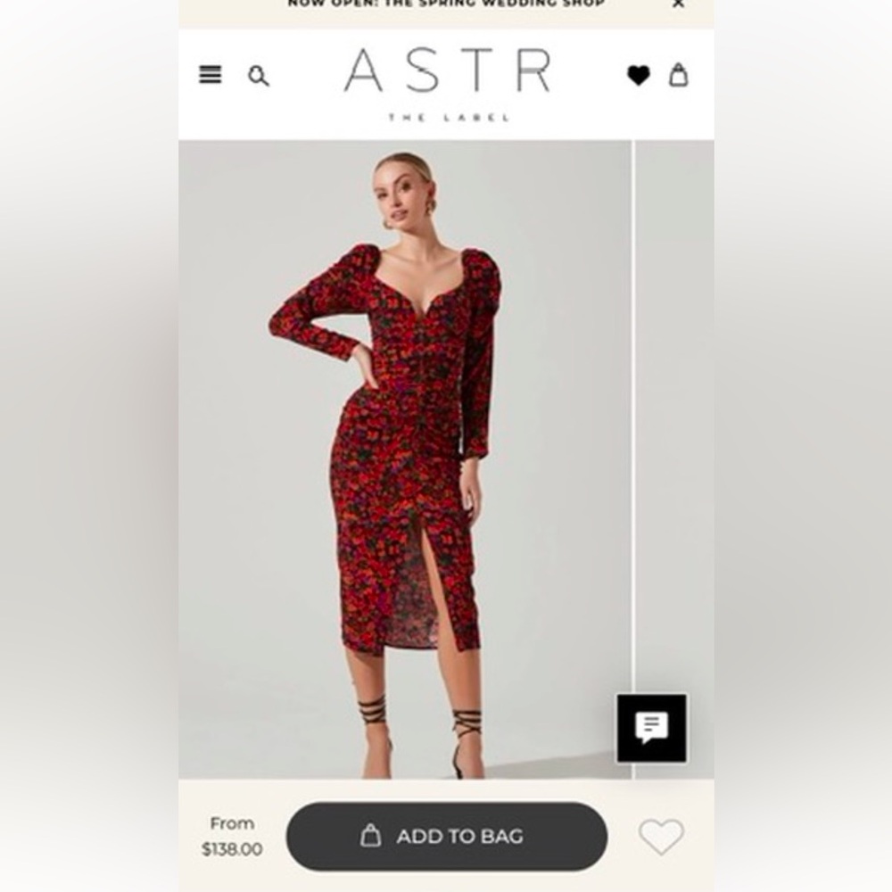 ASTR the label
Floral dress